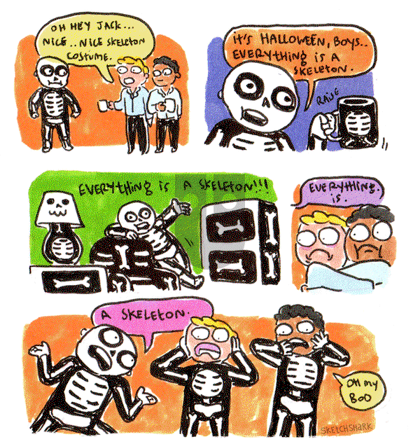 Sketchshark Comics on Monday October 31, 2016 Comic Strip