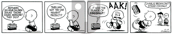 Peanuts - Saturday May 15, 1954 Comic Strip