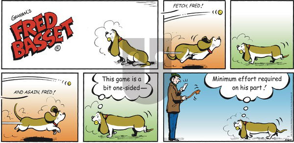 Fred Basset on Sunday June 6, 2021 Comic Strip
