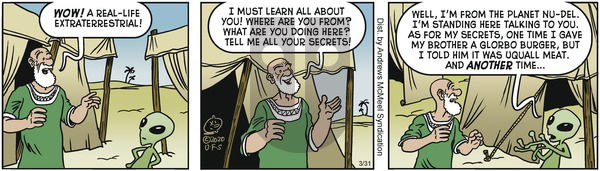 Alley Oop on Tuesday March 31, 2020 Comic Strip