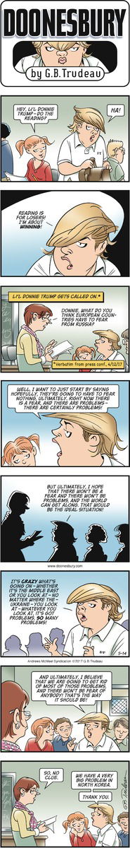 Doonesbury on Sunday May 14, 2017 Comic Strip