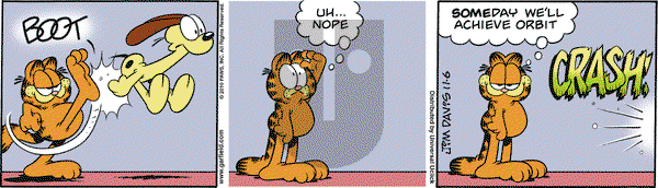 Garfield on Saturday November 6, 2010 Comic Strip