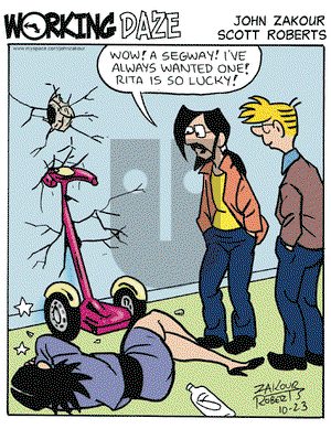 Working Daze on Thursday October 23, 2008 Comic Strip