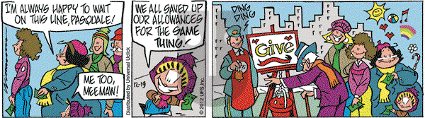 Rose is Rose on Wednesday December 19, 2012 Comic Strip