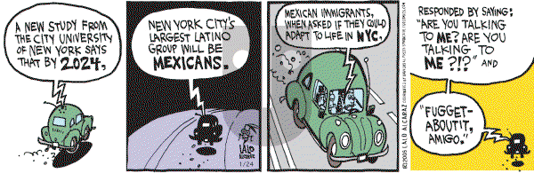 La Cucaracha on Saturday January 24, 2009 Comic Strip