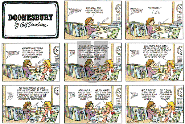 Doonesbury - Sunday June 25, 1978 Comic Strip