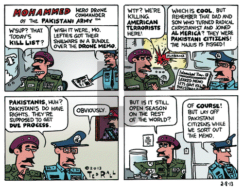 Ted Rall on Friday February 8, 2013 Comic Strip