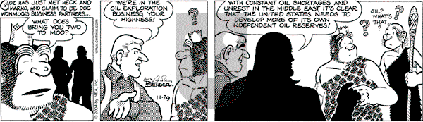 Alley Oop on Monday November 29, 2004 Comic Strip