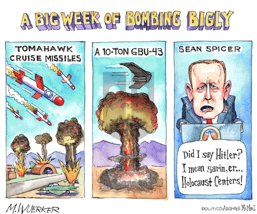 Matt Wuerker on Friday April 14, 2017 Comic Strip