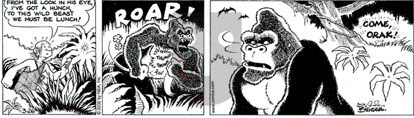 Alley Oop on Wednesday March 27, 2002 Comic Strip