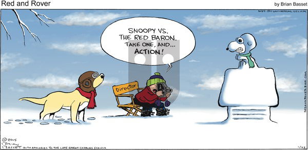 Red and Rover on Sunday January 25, 2015 Comic Strip
