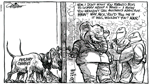 Pat Oliphant on Friday December 16, 1994 Comic Strip