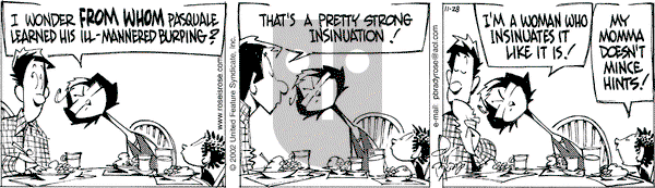 Rose is Rose on Thursday November 28, 2002 Comic Strip