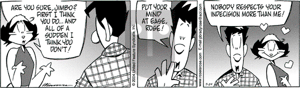Rose is Rose on Saturday July 24, 2004 Comic Strip