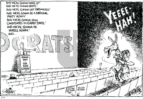 Pat Oliphant on Monday February 14, 2005 Comic Strip