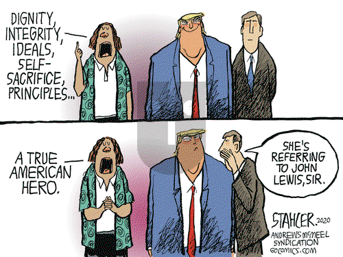 Jeff Stahler on Tuesday July 21, 2020 Comic Strip