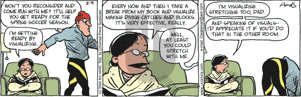 Cleats - Wednesday February 9, 2005 Comic Strip