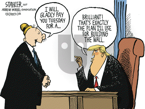 Jeff Stahler on Tuesday April 25, 2017 Comic Strip
