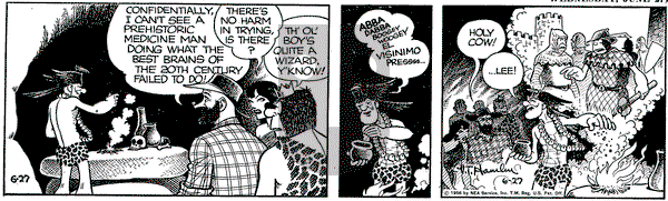 Alley Oop on Wednesday June 27, 1956 Comic Strip