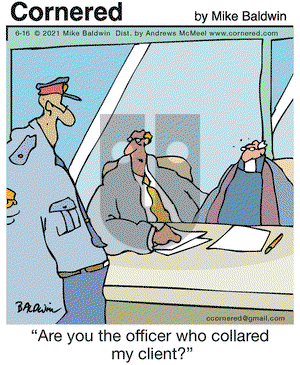 Cornered on Wednesday June 16, 2021 Comic Strip