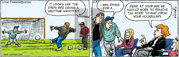 Cleats - Saturday February 20, 2021 Comic Strip