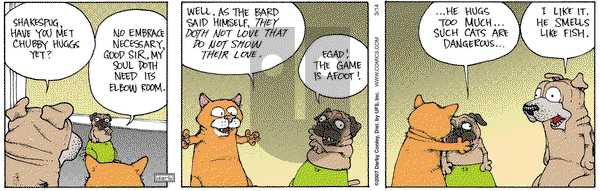 Get Fuzzy on Wednesday March 14, 2007 Comic Strip