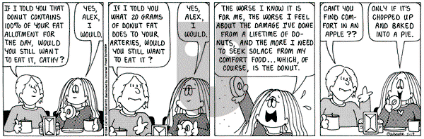 Cathy Classics on Thursday May 19, 1994 Comic Strip