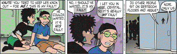 Luann on Thursday January 30, 2014 Comic Strip