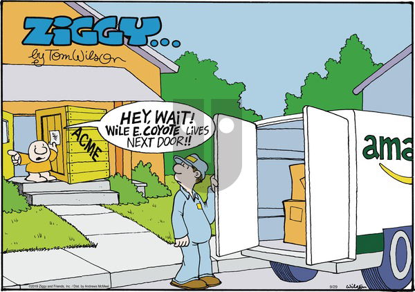 Ziggy on Sunday September 29, 2019 Comic Strip