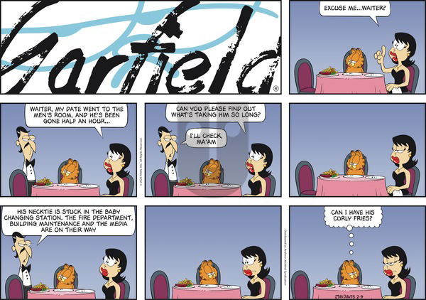 Garfield on Sunday February 9, 2020 Comic Strip