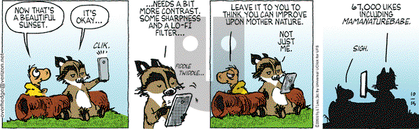 Over the Hedge on Saturday October 15, 2016 Comic Strip
