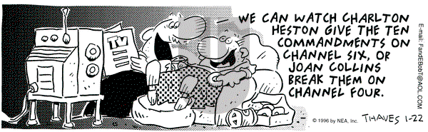 Frank and Ernest on Monday January 22, 1996 Comic Strip