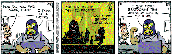 La Cucaracha on Friday September 10, 2021 Comic Strip