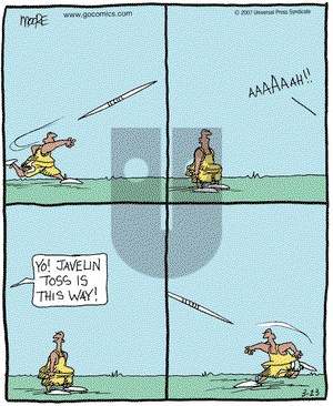 In the Bleachers on Friday March 23, 2007 Comic Strip