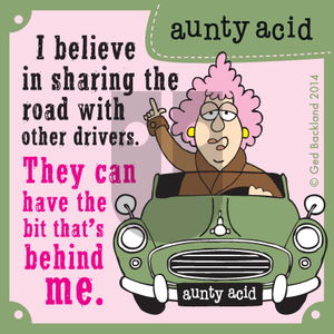 Aunty Acid on Saturday October 4, 2014 Comic Strip