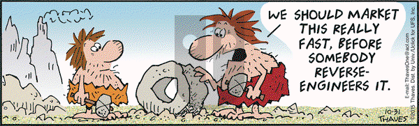 Frank and Ernest on Saturday October 31, 2015 Comic Strip