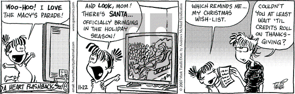 Heart of the City on Thursday November 22, 2018 Comic Strip