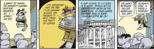 Doonesbury - Tuesday February 6, 2007 Comic Strip