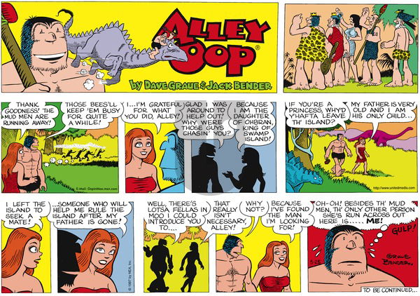 Alley Oop on Sunday May 25, 1997 Comic Strip