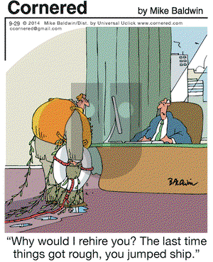 Cornered on Monday September 29, 2014 Comic Strip
