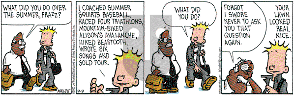 Frazz on Monday September 8, 2003 Comic Strip