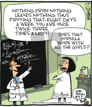 Reality Check on Tuesday February 19, 2019 Comic Strip