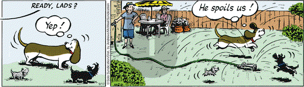 Fred Basset on Monday September 17, 2018 Comic Strip