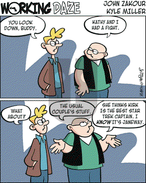 Working Daze on Saturday April 21, 2007 Comic Strip