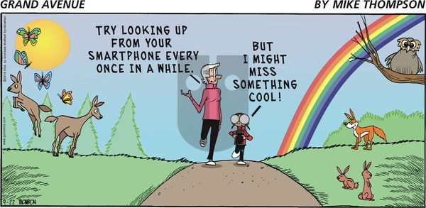 Grand Avenue on Sunday September 22, 2019 Comic Strip