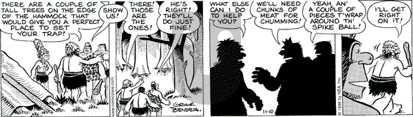 Alley Oop on Tuesday November 10, 1998 Comic Strip