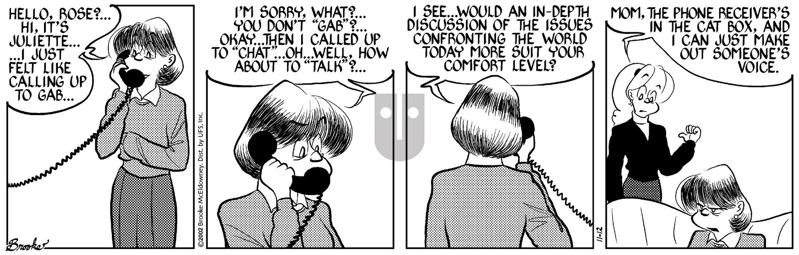 9 Chickweed Lane - Tuesday November 12, 2002 Comic Strip