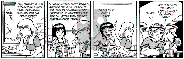 Doonesbury on Saturday August 10, 1991 Comic Strip