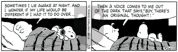 Peanuts on Friday January 26, 1996 Comic Strip