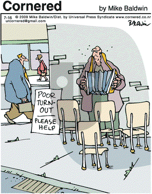 Cornered on Thursday July 16, 2009 Comic Strip